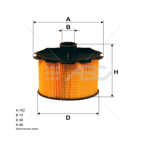 E.COMB.PEUG 206 XRD1.9 (UE12)